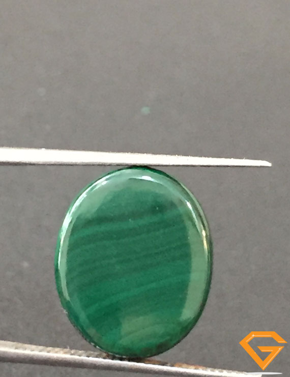 16.78 ct Natural Certified Malachite stone